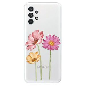 Odolné silikónové puzdro iSaprio - Three Flowers - Samsung Galaxy A32 5G vyobraziť