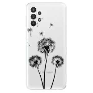 Odolné silikónové puzdro iSaprio - Three Dandelions - black - Samsung Galaxy A32 5G vyobraziť