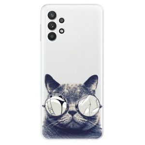 Odolné silikónové puzdro iSaprio - Crazy Cat 01 - Samsung Galaxy A32 5G vyobraziť