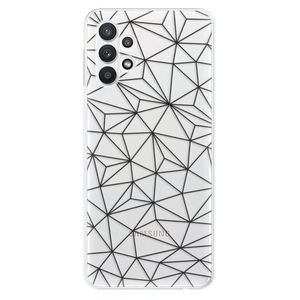 Odolné silikónové puzdro iSaprio - Abstract Triangles 03 - black - Samsung Galaxy A32 5G vyobraziť