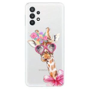 Odolné silikónové puzdro iSaprio - Lady Giraffe - Samsung Galaxy A32 5G vyobraziť