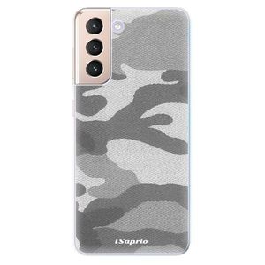 Odolné silikónové puzdro iSaprio - Gray Camuflage 02 - Samsung Galaxy S21 vyobraziť
