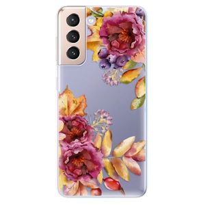 Odolné silikónové puzdro iSaprio - Fall Flowers - Samsung Galaxy S21 vyobraziť