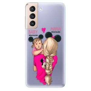 Odolné silikónové puzdro iSaprio - Mama Mouse Blond and Girl - Samsung Galaxy S21 vyobraziť