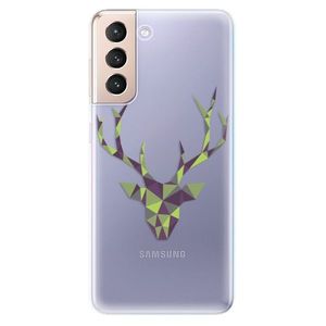 Odolné silikónové puzdro iSaprio - Deer Green - Samsung Galaxy S21 vyobraziť