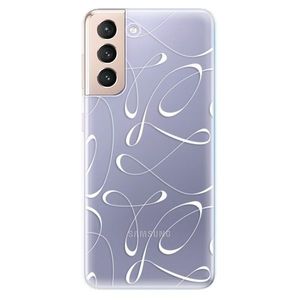 Odolné silikónové puzdro iSaprio - Fancy - white - Samsung Galaxy S21 vyobraziť