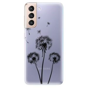 Odolné silikónové puzdro iSaprio - Three Dandelions - black - Samsung Galaxy S21 vyobraziť