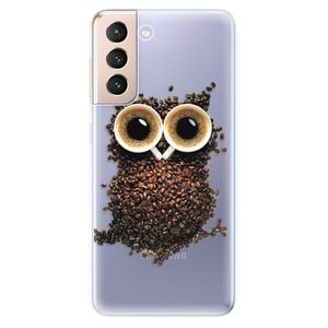 Odolné silikónové puzdro iSaprio - Owl And Coffee - Samsung Galaxy S21 vyobraziť