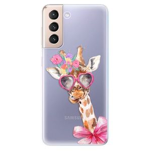 Odolné silikónové puzdro iSaprio - Lady Giraffe - Samsung Galaxy S21 vyobraziť