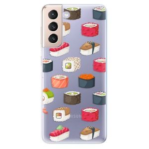 Odolné silikónové puzdro iSaprio - Sushi Pattern - Samsung Galaxy S21 vyobraziť