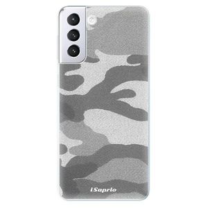 Odolné silikónové puzdro iSaprio - Gray Camuflage 02 - Samsung Galaxy S21+ vyobraziť