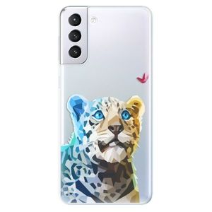 Odolné silikónové puzdro iSaprio - Leopard With Butterfly - Samsung Galaxy S21+ vyobraziť