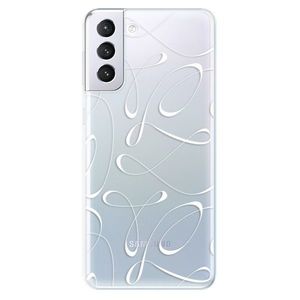 Odolné silikónové puzdro iSaprio - Fancy - white - Samsung Galaxy S21+ vyobraziť