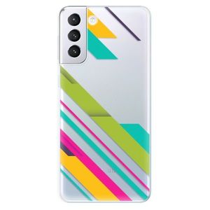 Odolné silikónové puzdro iSaprio - Color Stripes 03 - Samsung Galaxy S21+ vyobraziť