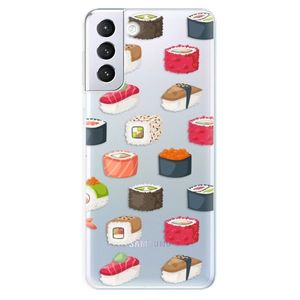 Odolné silikónové puzdro iSaprio - Sushi Pattern - Samsung Galaxy S21+ vyobraziť