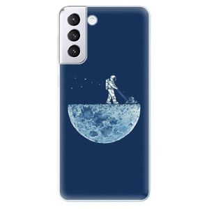 Odolné silikónové puzdro iSaprio - Moon 01 - Samsung Galaxy S21+ vyobraziť