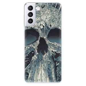 Odolné silikónové puzdro iSaprio - Abstract Skull - Samsung Galaxy S21+ vyobraziť
