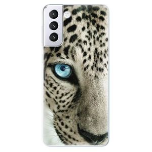 Odolné silikónové puzdro iSaprio - White Panther - Samsung Galaxy S21+ vyobraziť
