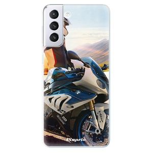 Odolné silikónové puzdro iSaprio - Motorcycle 10 - Samsung Galaxy S21+ vyobraziť