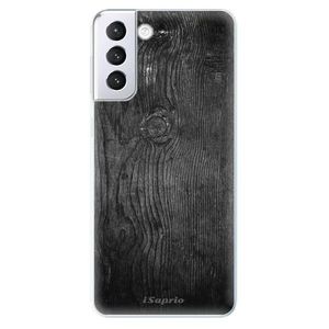 Odolné silikónové puzdro iSaprio - Black Wood 13 - Samsung Galaxy S21+ vyobraziť