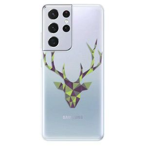 Odolné silikónové puzdro iSaprio - Deer Green - Samsung Galaxy S21 Ultra vyobraziť
