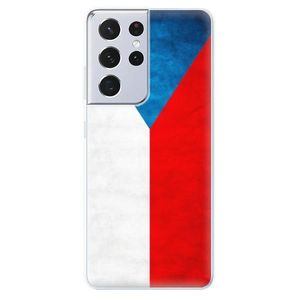 Odolné silikónové puzdro iSaprio - Czech Flag - Samsung Galaxy S21 Ultra vyobraziť