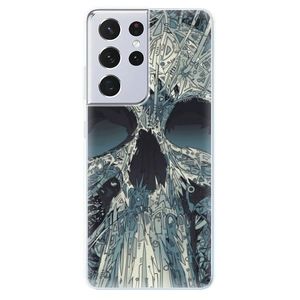 Odolné silikónové puzdro iSaprio - Abstract Skull - Samsung Galaxy S21 Ultra vyobraziť