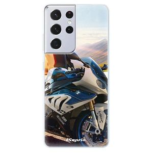 Odolné silikónové puzdro iSaprio - Motorcycle 10 - Samsung Galaxy S21 Ultra vyobraziť