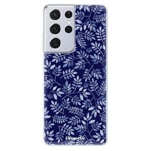 Odolné silikónové puzdro iSaprio - Blue Leaves 05 - Samsung Galaxy S21 Ultra vyobraziť