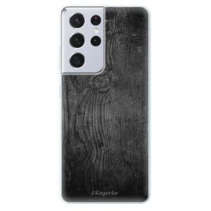 Odolné silikónové puzdro iSaprio - Black Wood 13 - Samsung Galaxy S21 Ultra vyobraziť