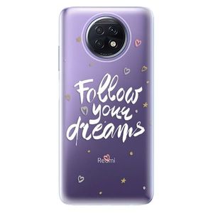 Odolné silikónové puzdro iSaprio - Follow Your Dreams - white - Xiaomi Redmi Note 9T vyobraziť