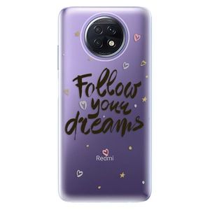 Odolné silikónové puzdro iSaprio - Follow Your Dreams - black - Xiaomi Redmi Note 9T vyobraziť