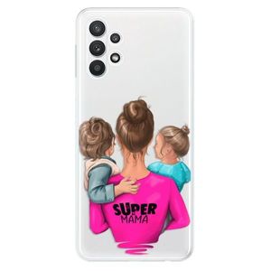 Odolné silikónové puzdro iSaprio - Super Mama - Boy and Girl - Samsung Galaxy A32 vyobraziť