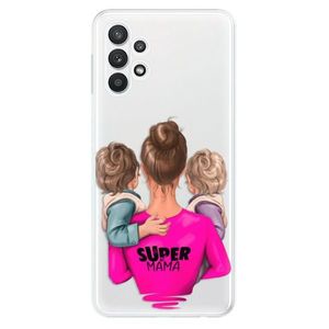 Odolné silikónové puzdro iSaprio - Super Mama - Two Boys - Samsung Galaxy A32 vyobraziť