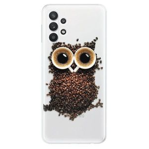 Odolné silikónové puzdro iSaprio - Owl And Coffee - Samsung Galaxy A32 vyobraziť