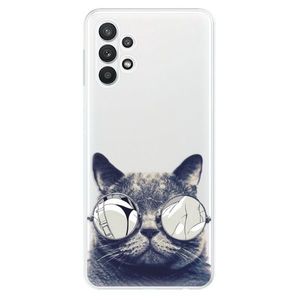 Odolné silikónové puzdro iSaprio - Crazy Cat 01 - Samsung Galaxy A32 vyobraziť