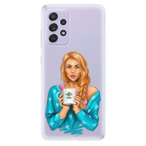 Odolné silikónové puzdro iSaprio - Coffe Now - Redhead - Samsung Galaxy A52/A52 5G vyobraziť