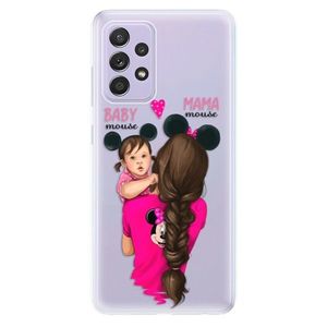 Odolné silikónové puzdro iSaprio - Mama Mouse Brunette and Girl - Samsung Galaxy A52/A52 5G vyobraziť