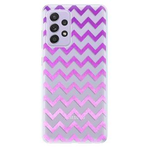Odolné silikónové puzdro iSaprio - Zigzag - purple - Samsung Galaxy A52/A52 5G vyobraziť