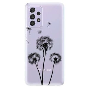 Odolné silikónové puzdro iSaprio - Three Dandelions - black - Samsung Galaxy A52/A52 5G vyobraziť