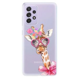 Odolné silikónové puzdro iSaprio - Lady Giraffe - Samsung Galaxy A52/A52 5G vyobraziť
