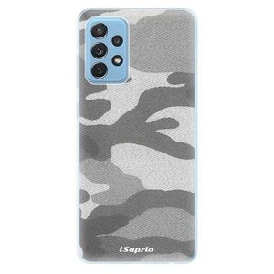Odolné silikónové puzdro iSaprio - Gray Camuflage 02 - Samsung Galaxy A72 vyobraziť