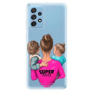 Odolné silikónové puzdro iSaprio - Super Mama - Boy and Girl - Samsung Galaxy A72 vyobraziť