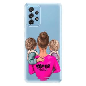 Odolné silikónové puzdro iSaprio - Super Mama - Two Boys - Samsung Galaxy A72 vyobraziť