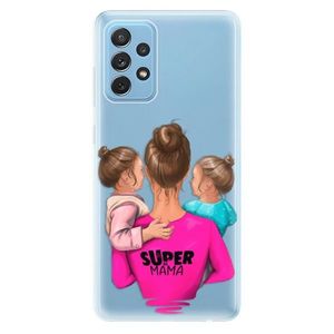 Odolné silikónové puzdro iSaprio - Super Mama - Two Girls - Samsung Galaxy A72 vyobraziť
