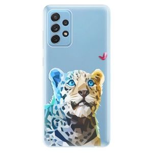 Odolné silikónové puzdro iSaprio - Leopard With Butterfly - Samsung Galaxy A72 vyobraziť