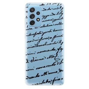 Odolné silikónové puzdro iSaprio - Handwriting 01 - black - Samsung Galaxy A72 vyobraziť