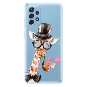 Odolné silikónové puzdro iSaprio - Sir Giraffe - Samsung Galaxy A72 vyobraziť