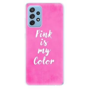 Odolné silikónové puzdro iSaprio - Pink is my color - Samsung Galaxy A72 vyobraziť