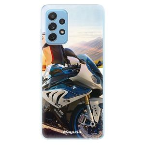 Odolné silikónové puzdro iSaprio - Motorcycle 10 - Samsung Galaxy A72 vyobraziť